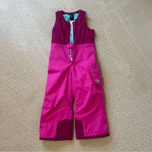 North Face Kids Insulated Ski Bib Size 5